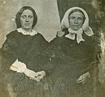 Sarah Bland and her daughter Eliza Serjeant