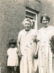 Ellen Thomas, Emma Griffith and Mary Clarke