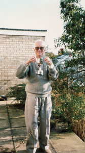 Neville with tennis cup